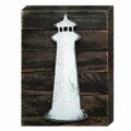 Clean Choice Lighthouse Vintage Nautical Art on Board Wall Decor CL2970396